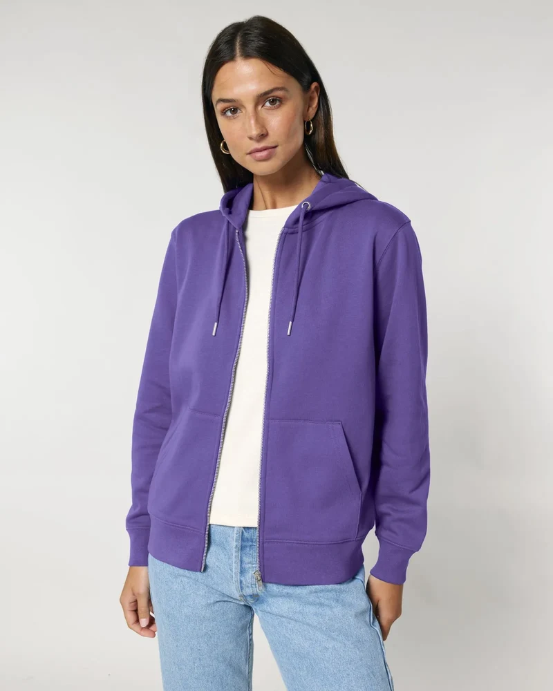 Sweat zippé unisexe coton bio Stanley/Stella Cultivator à personnaliser