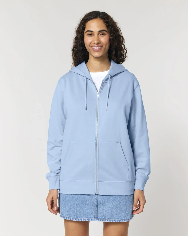 Sweat zippé unisexe coton bio Stanley/Stella Cultivator à personnaliser