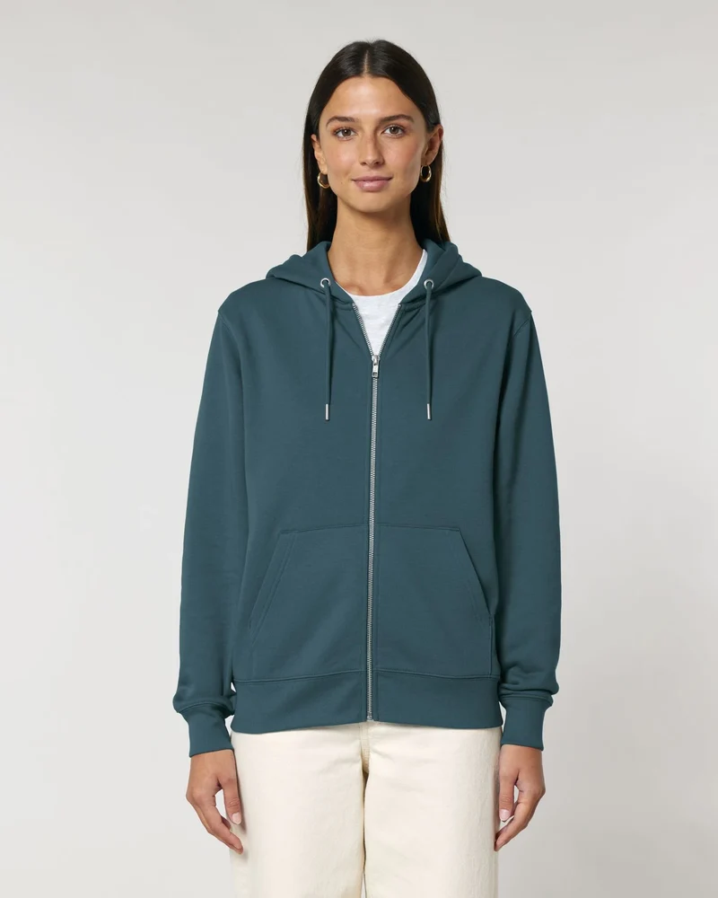 Sweat zippé unisexe coton bio Stanley/Stella Cultivator à personnaliser