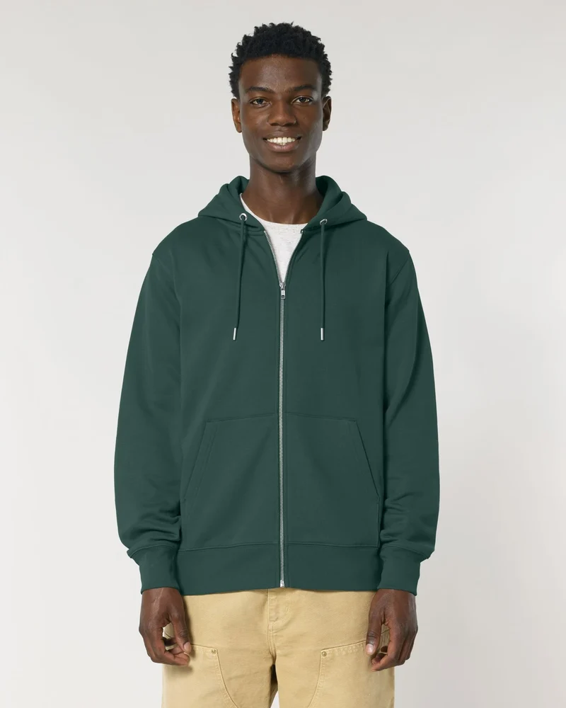 Sweat zippé unisexe coton bio Stanley/Stella Cultivator à personnaliser