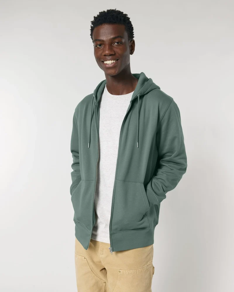 Sweat zippé unisexe coton bio Stanley/Stella Cultivator à personnaliser