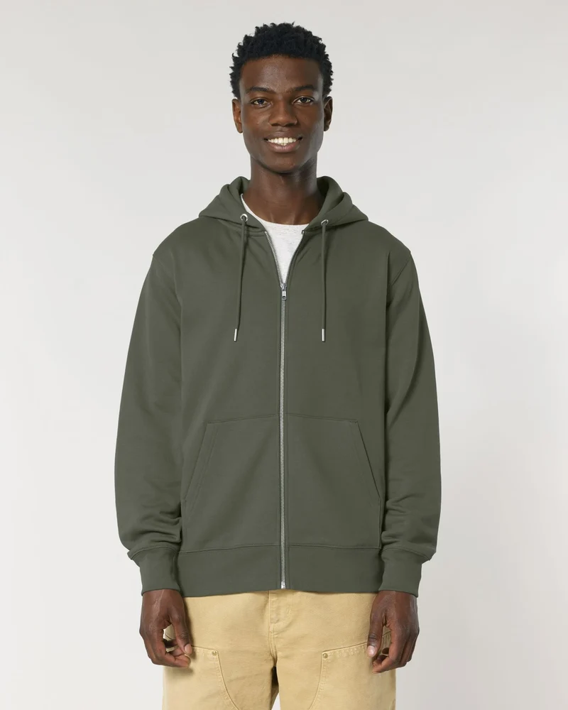 Sweat zippé unisexe coton bio Stanley/Stella Cultivator à personnaliser