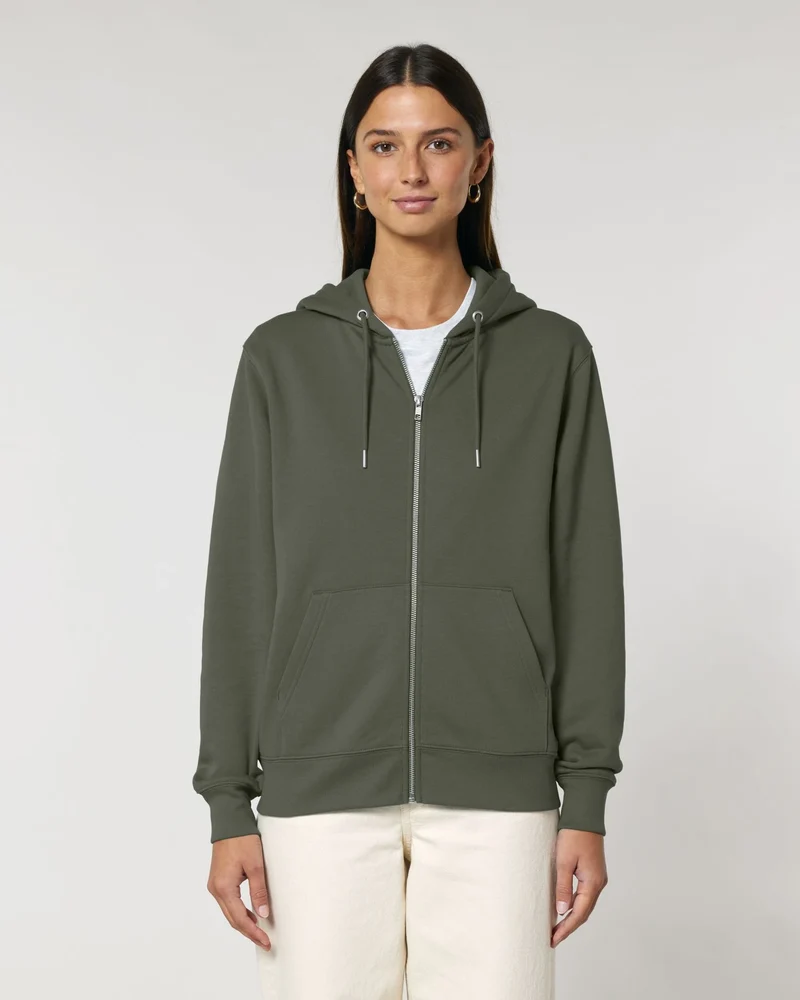 Sweat zippé unisexe coton bio Stanley/Stella Cultivator à personnaliser
