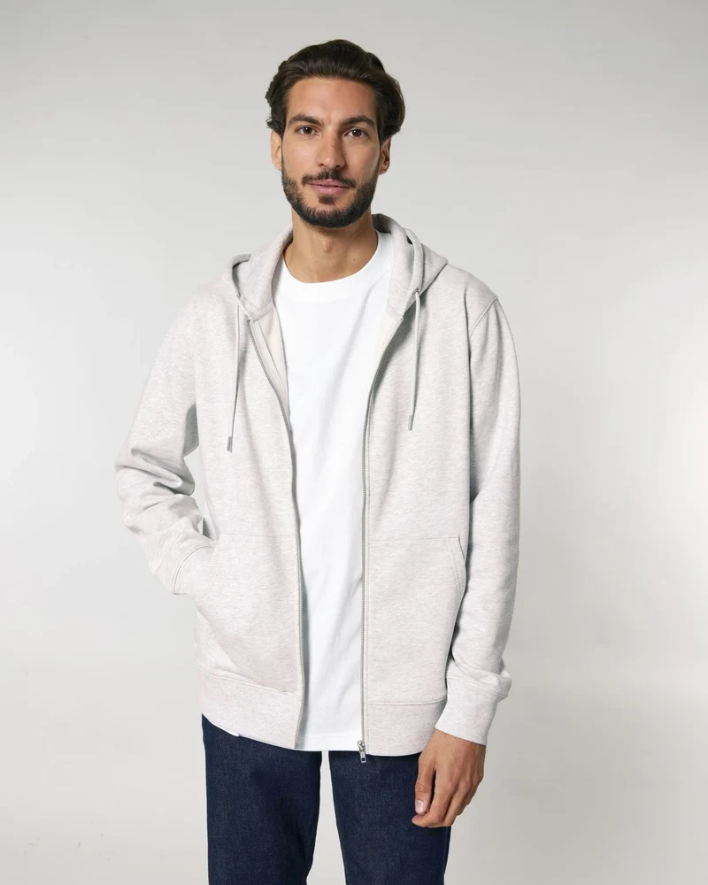 Sweat zippé unisexe coton bio Stanley/Stella Cultivator à personnaliser
