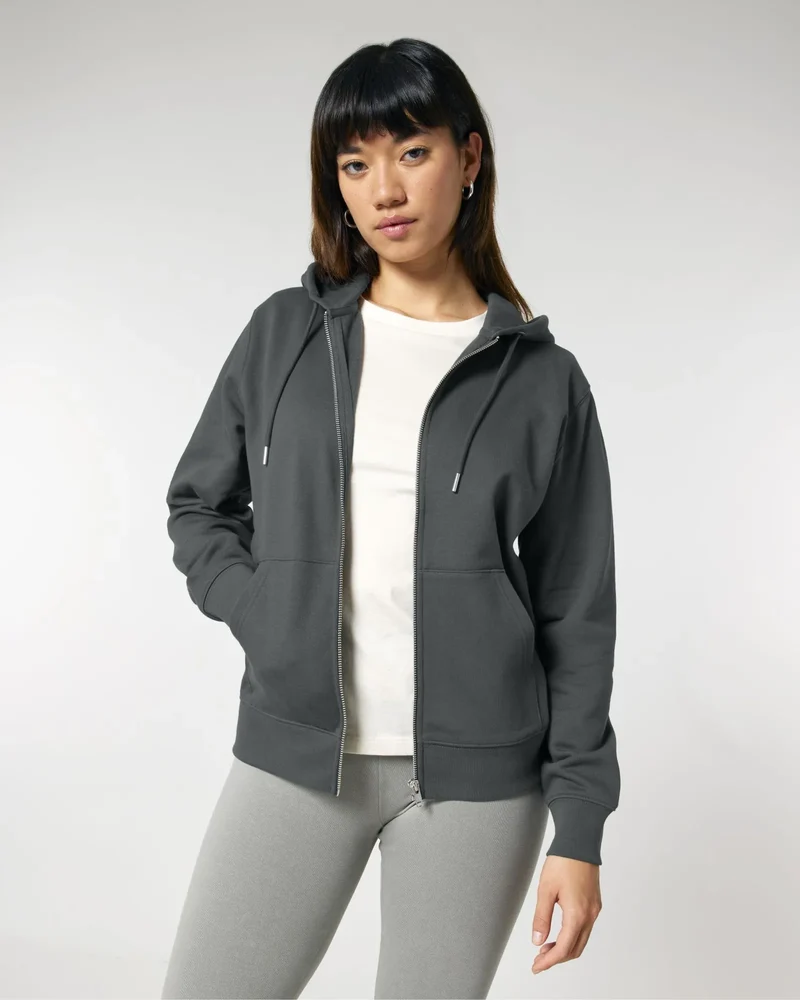 Sweat zippé unisexe coton bio Stanley/Stella Cultivator à personnaliser