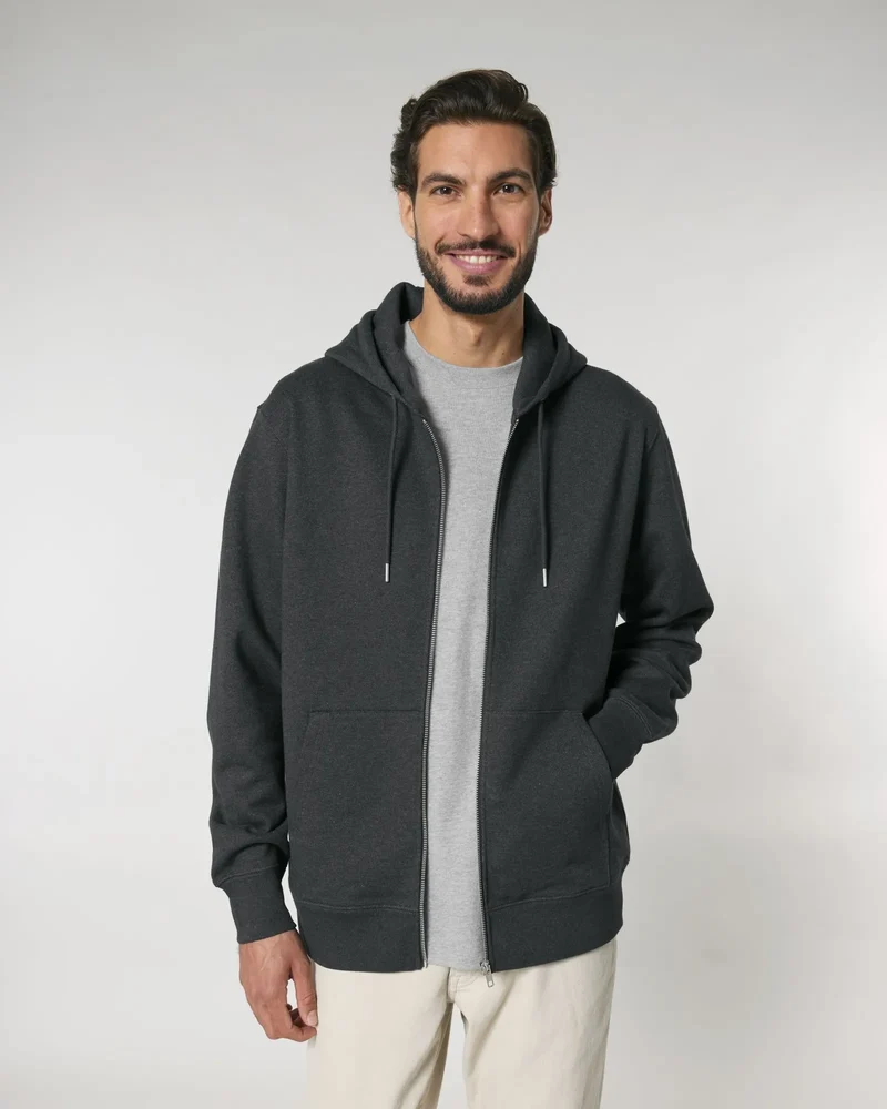 Sweat zippé unisexe coton bio Stanley/Stella Cultivator à personnaliser