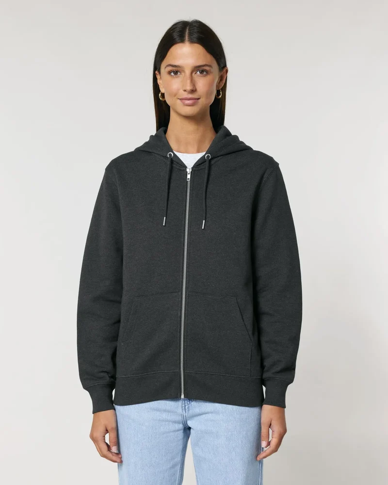 Sweat zippé unisexe coton bio Stanley/Stella Cultivator à personnaliser