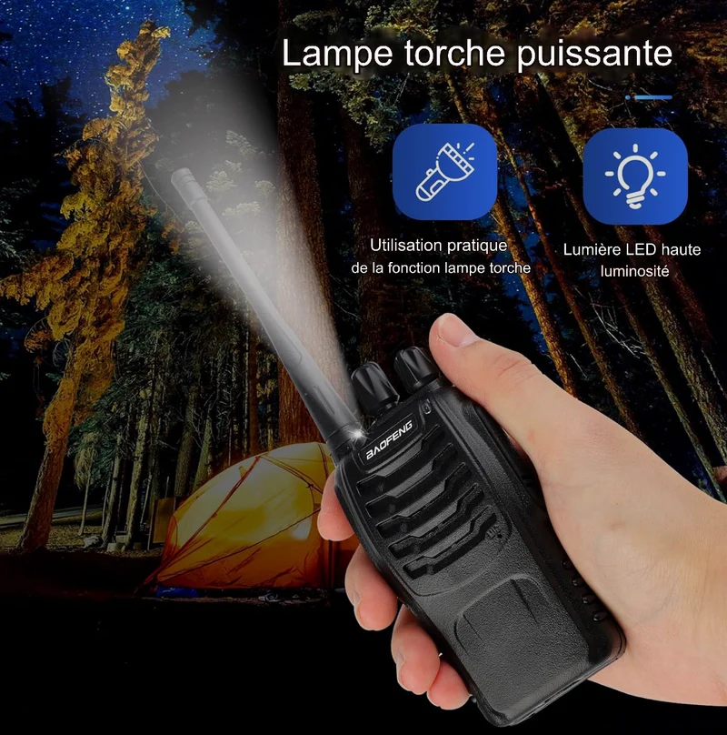 Talkie-Walkie BF 888S professionnel
