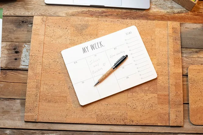 Cork Desk Mat | Large Natural Cork Desk Pad