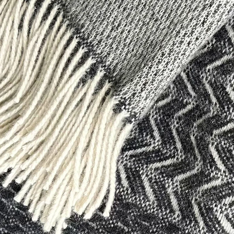 Plaid laine noir