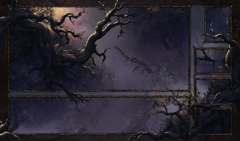 Zoned Swamp - 24"x14" - Zoned Playmat MTG - Board Game Mat for TCG - Premium Desk Mat for Card Game Players and Gaming