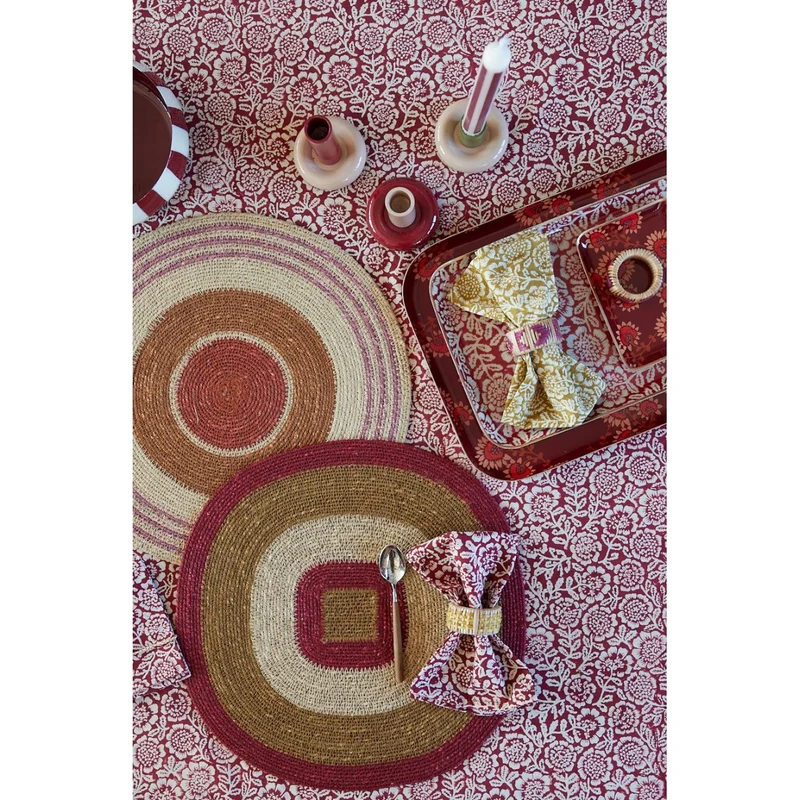Set de table grenat