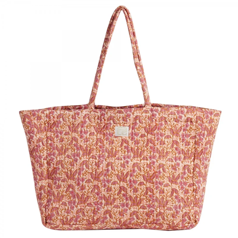 Sac matelassé mauve