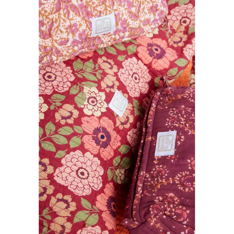 Sac matelassé grenat