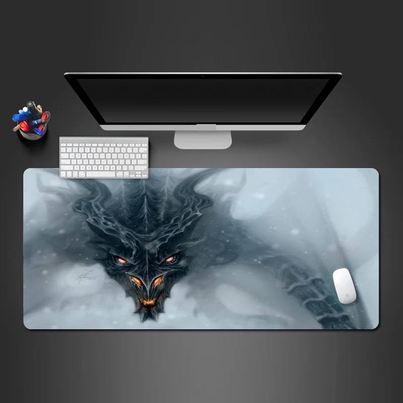 Tapis de souris Skyrim 'Dragon brumeux'