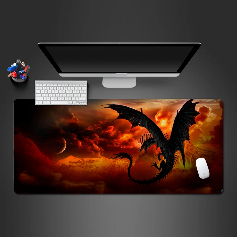Tapis de souris Skyrim 'Prélude du dragon'