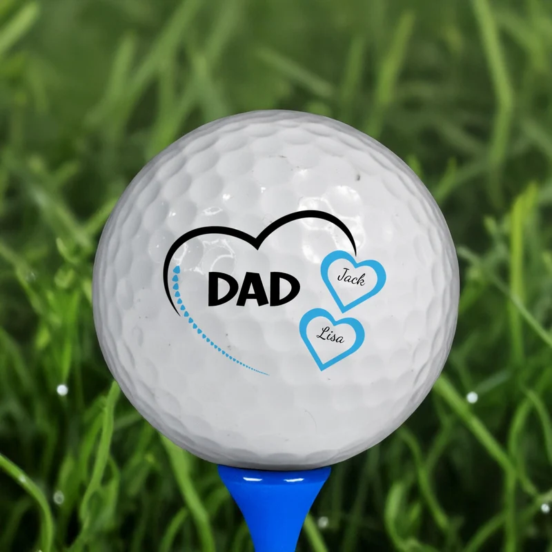 Custom Golf Ball White - Dad | Shopify Product Personalizer