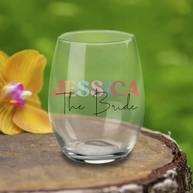 Custom Gossip Wine Tumbler - Alternating Colors| Shopify Product Personalizer