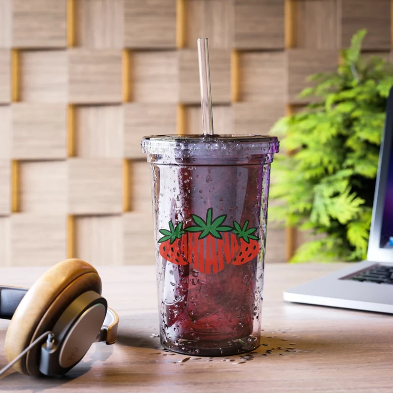 Custom Groovy Acrylic Cup Fruit Name | Shopify Product Personalizer