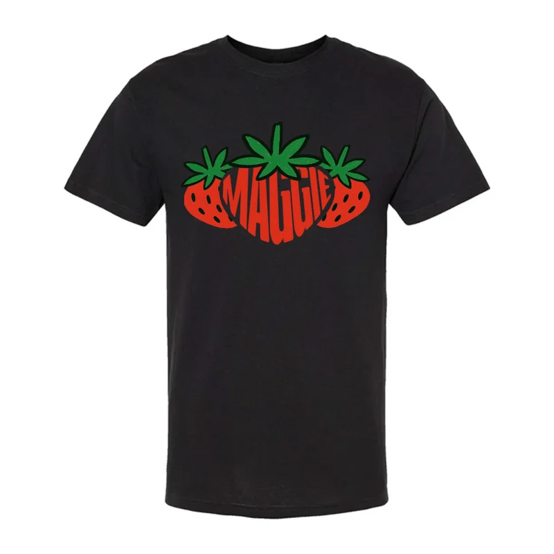 Custom Unisex Short Sleeve T-Shirt - Fruit Name | Shopify Product Personalizer