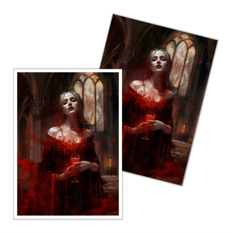 Vampire Queen's Crimson Vow Card Sleeves