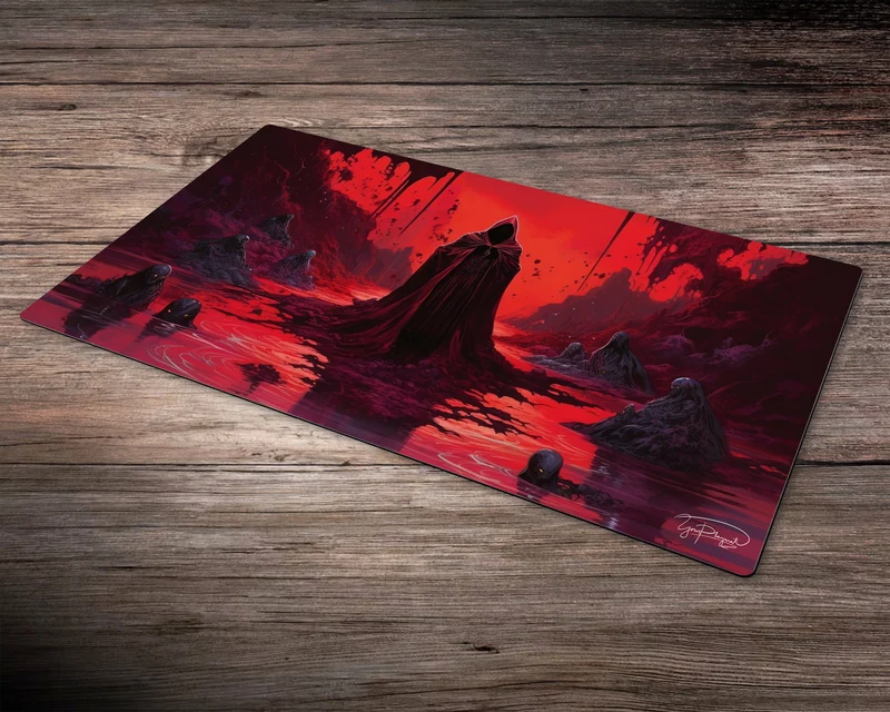 Bloodstained Altar - MTG Spielmatte - 24 x 14 inches - MTG Geschenke - MTG Zubehör - Magie Tischmatte