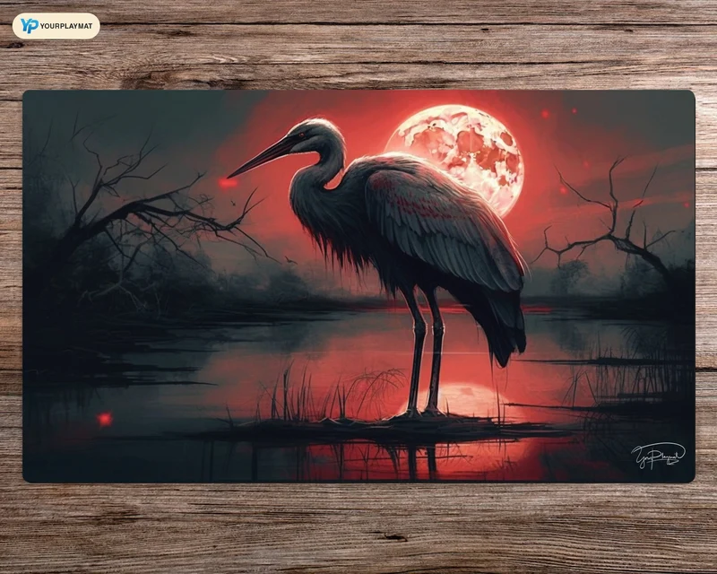 Avian Sentinel - MTG Spielmatte - 24 x 14 inches - MTG Geschenke - MTG Zubehör - Magie Tischmatte