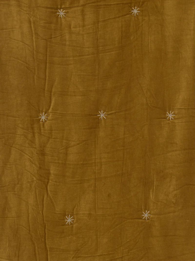 Edredon velours bronze
