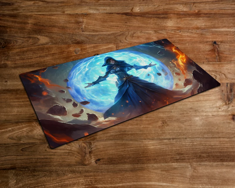 Force of the Enchantress - MTG Playmat - 24 x 14 inches -Playmat for TCG - Handcrafted