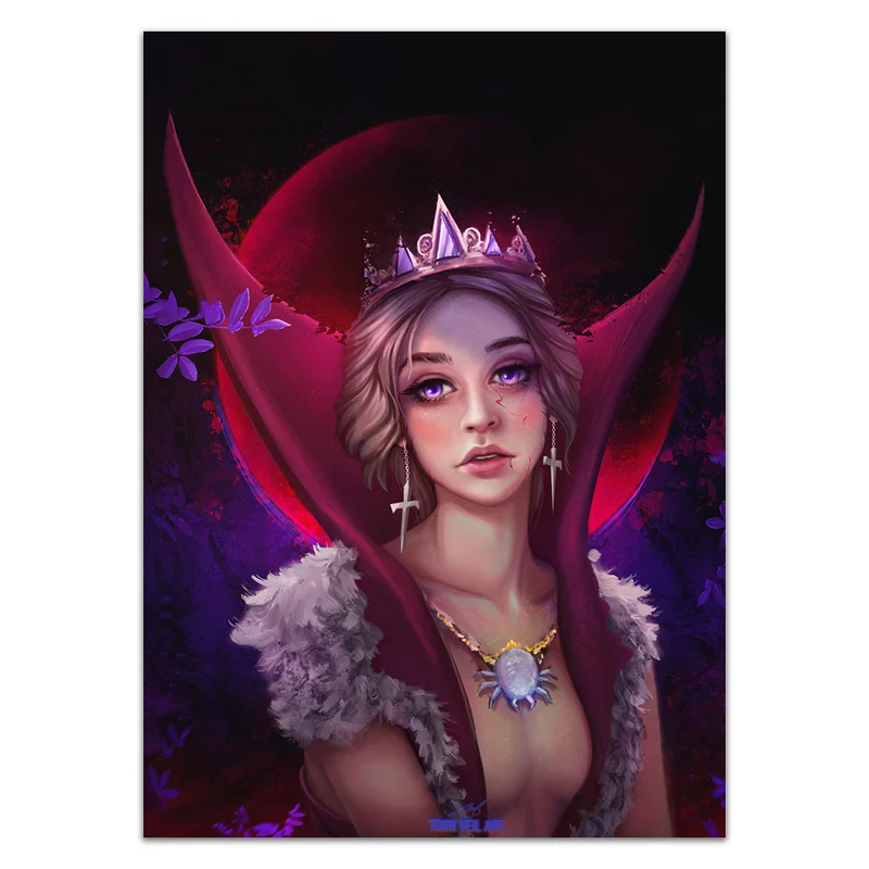 Crimson Moon Card Sleeves