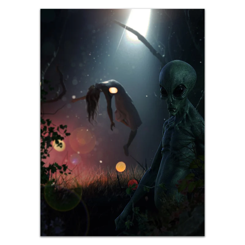 Grey Alien Card Sleeves