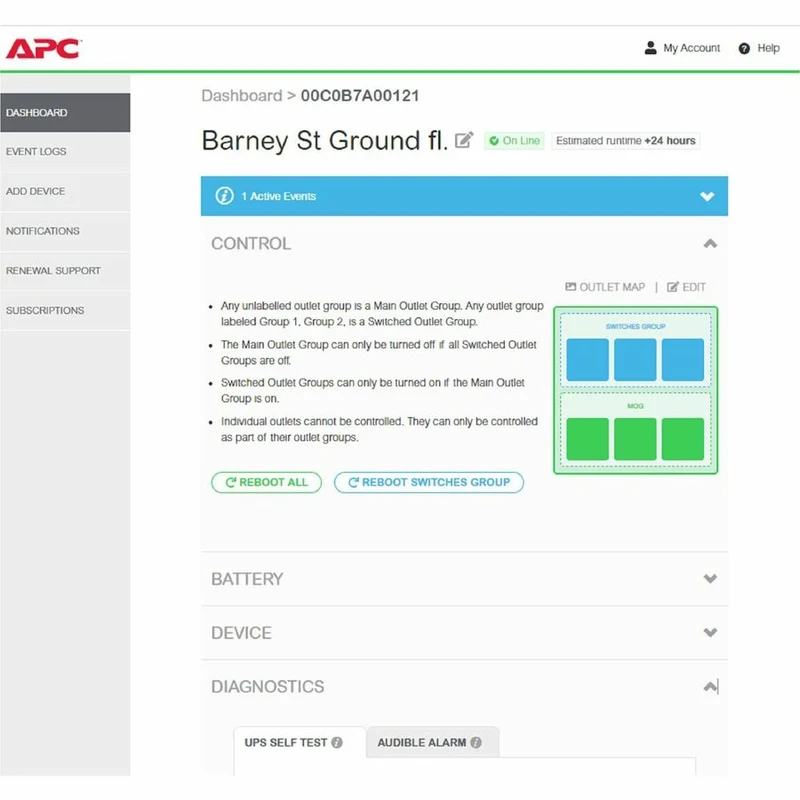 Licence numérique APC by Schneider Electric, EcoStruxure IT SmartConnect, plan avancé d'un an, 3 appareil, redémarrage à distance de l'onduleur pour le cycle d'alimentation de l'équipement informatique, fonction de surveillance complète ERWPLUS1-1Y-DIGI