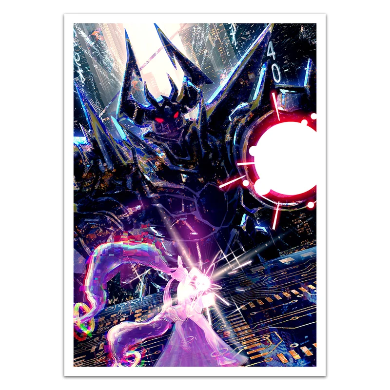Electronic Virus War Card Sleeves