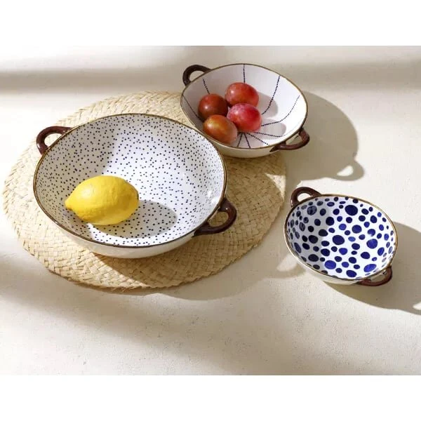 Plat en porcelaine M