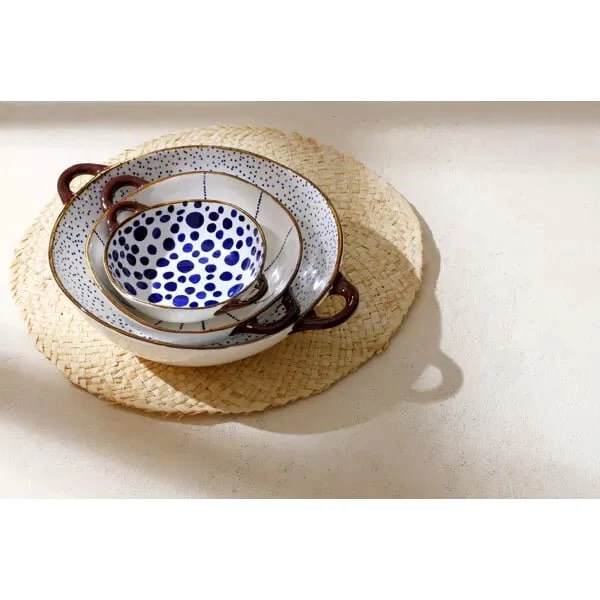Plat en porcelaine S