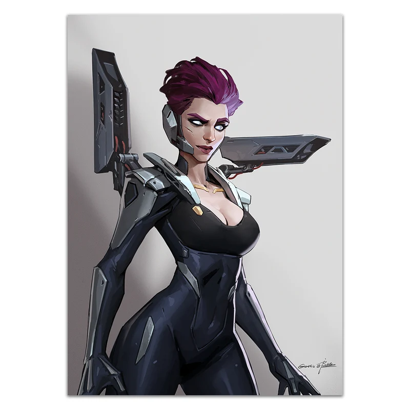Cyber Lady Card Sleeves