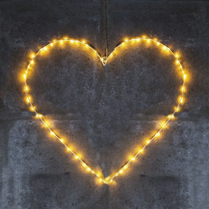Coeur lumineux - plusieurs tailles