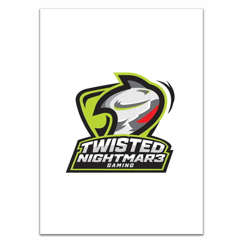Twisted Nightmar3 Gaming White Card Sleeves
