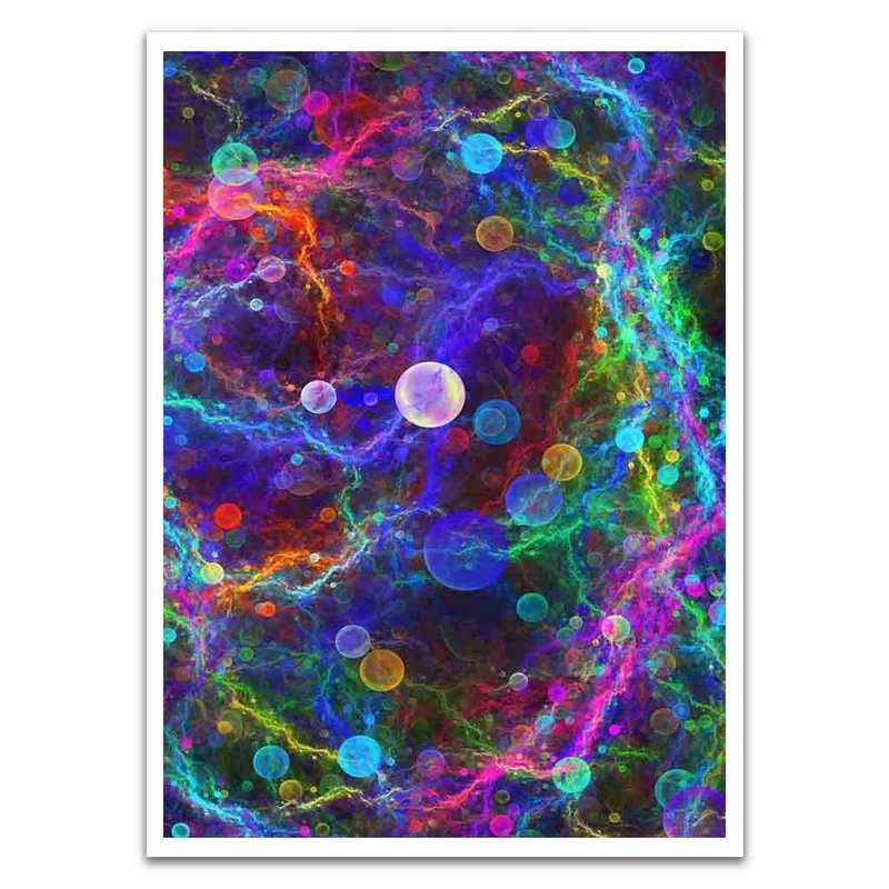 Colorful Spectrum Spheres Card Sleeves