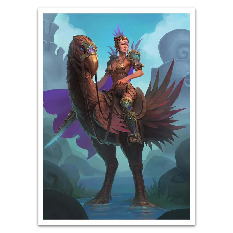 Lady Amazon Card Sleeves