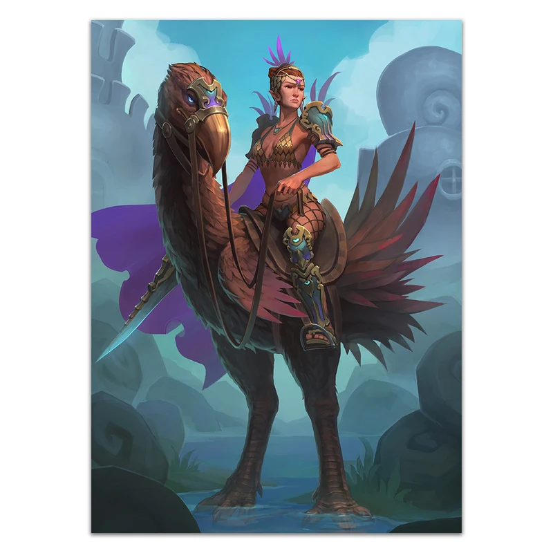 Lady Amazon Card Sleeves