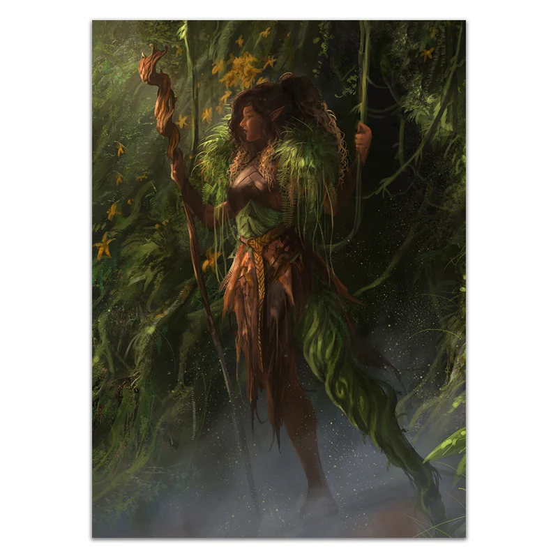 Druid Guarding The Forest Card Sleeves