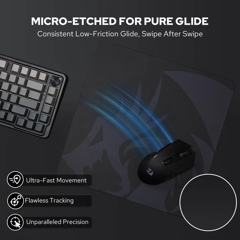 PG1M Pro Glass Gaming Mouse Pad