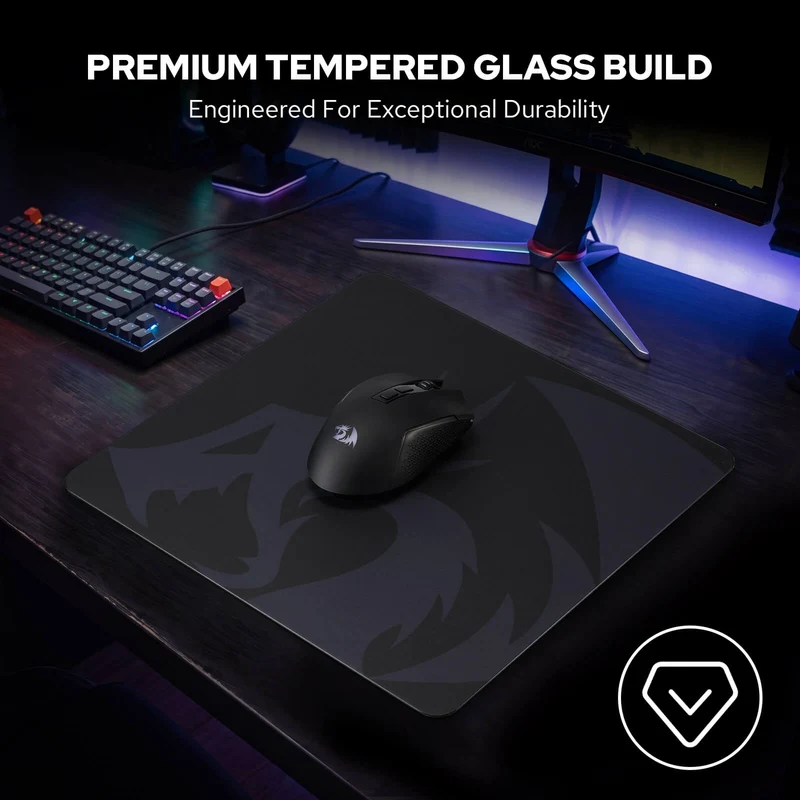 PG1M Pro Glass Gaming Mouse Pad