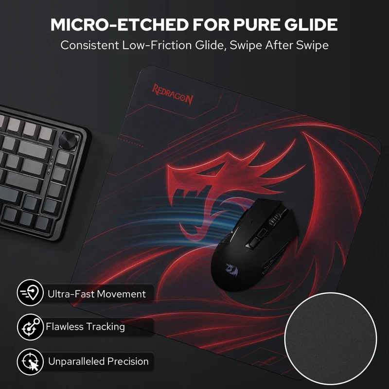 PG1M Pro Glass Gaming Mouse Pad