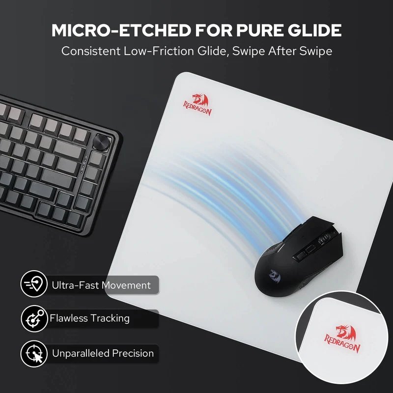 PG1M Pro Glass Gaming Mouse Pad