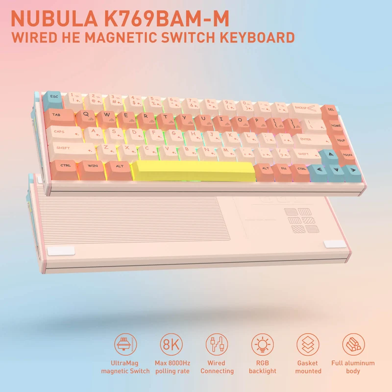 NUBULA K769 HE Rapid Trigger Gaming Keyboard