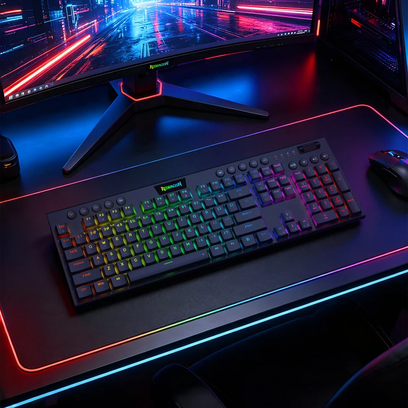 HORUS K618 HE Wired Low-Profile Rapid Trigger Magnetic Keyboard