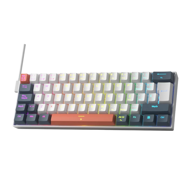 FIZZ K617 HE 60% Teclado Gaming Efecto Hall QWERTY