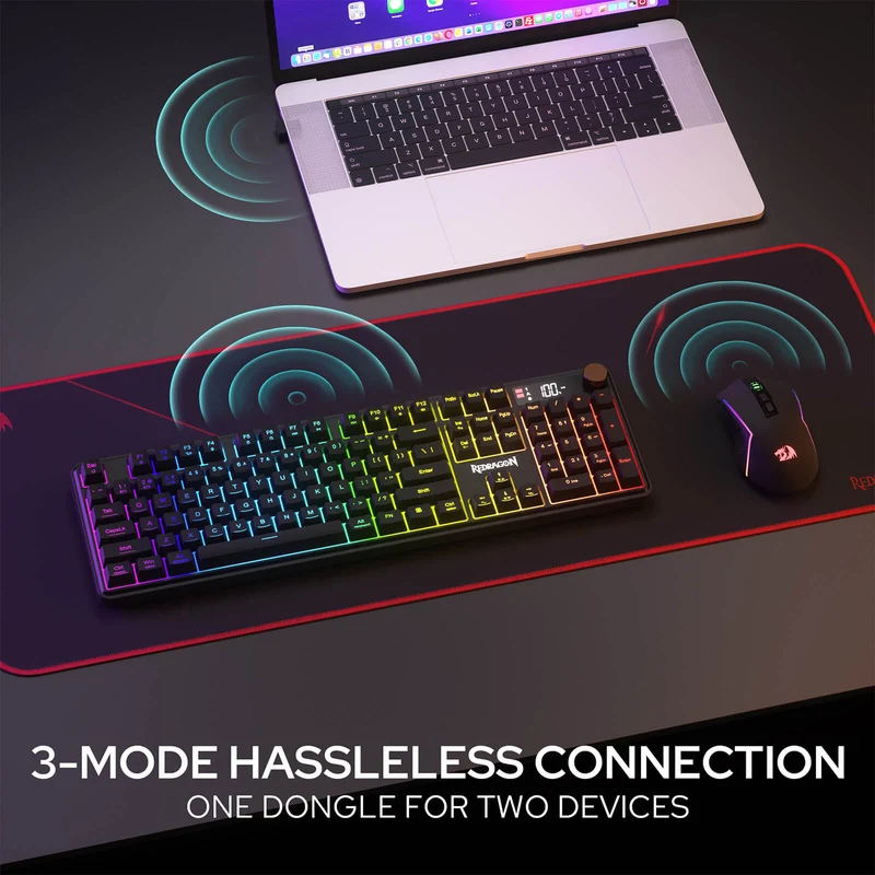 CB204 3-Mode Wireless Gaming Keyboard & Mouse Combo